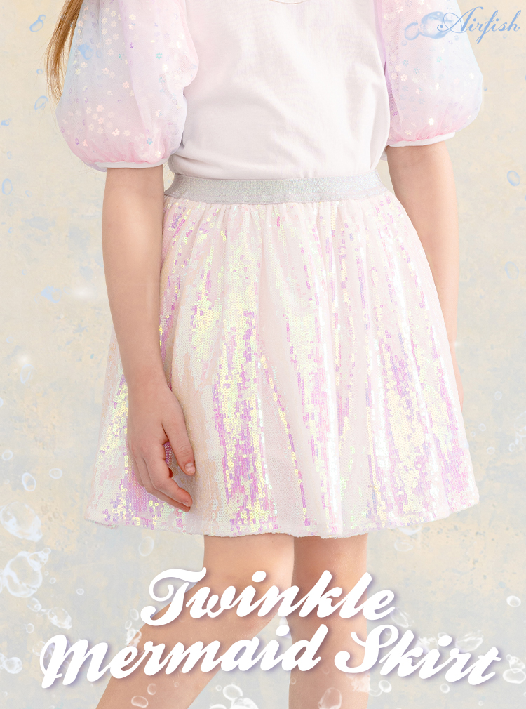 [SALE] Twinkle Mermaid Skirt_White