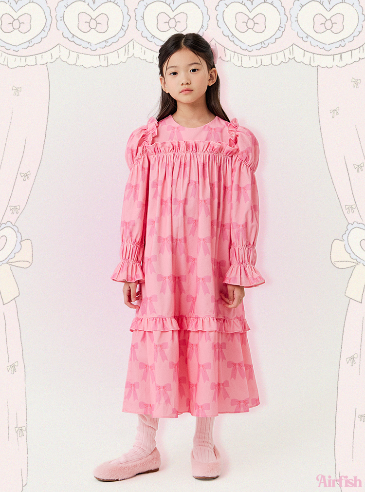 Bow Princess Dress_Pink
